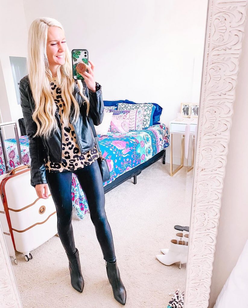 How To Style Spanx Faux Leather Leggings