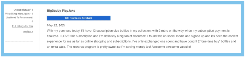 what real customers think about their scentbox review