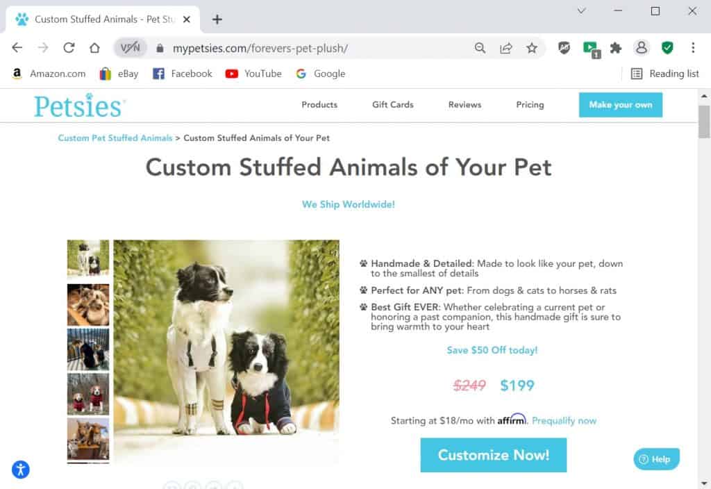 petsies review, how to get a custom stuffed animal that looks like your pet