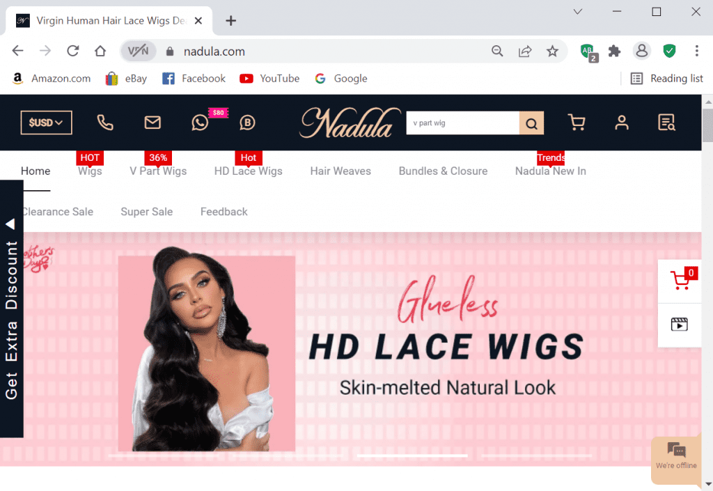 Nadula Hair Review website