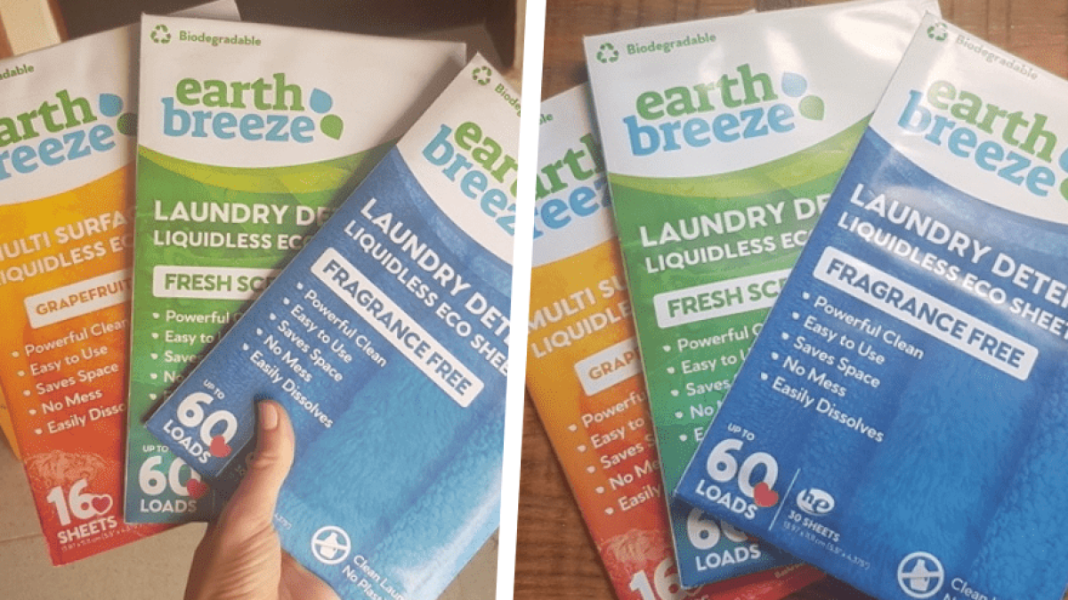 Our Review: We used Earth Breeze Laundry Sheet for a few weeks