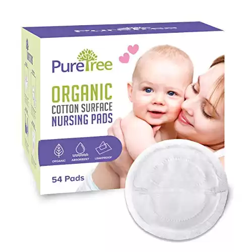 PureTree Organic Cotton Disposable Nursing Pads