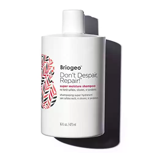 Briogeo Don’t Despair, Repair Super Moisture Shampoo for Dry, Damaged or Color Treated Hair