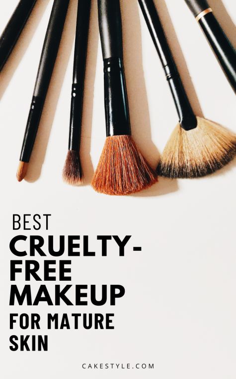 Assortment of cruelty-free makeup brushes, which are perfect for being gentle on mature skin
