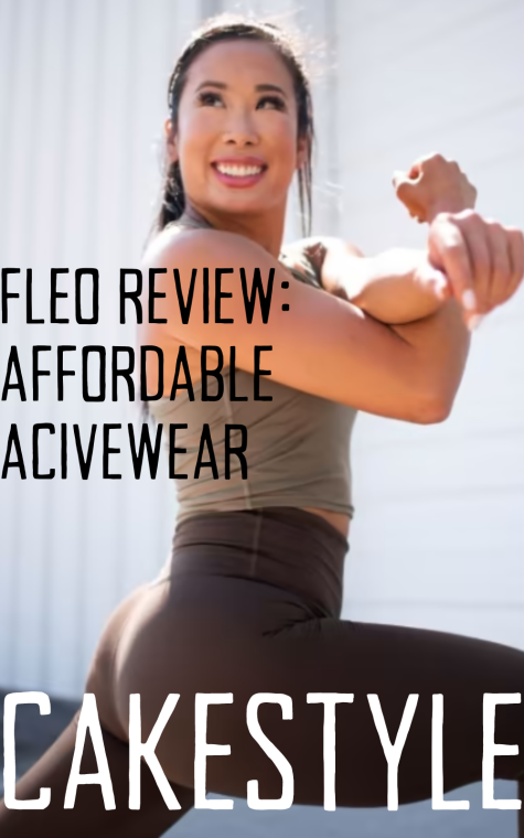 Woman stretching in her comfortable Fleo activewear