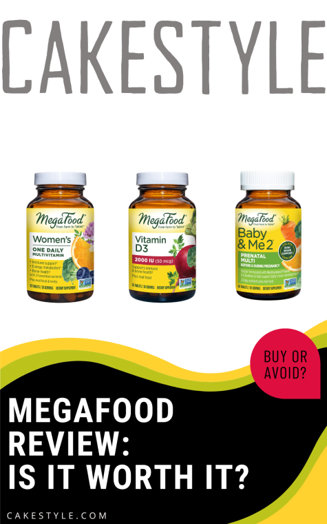 Three bottles of different MegaFood supplements you can buy