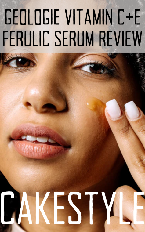 Woman using Geologie's vitamin C serum