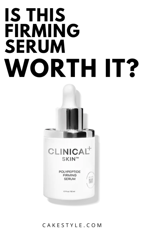 Clinical Skin reviews polypeptide firming serum bottle